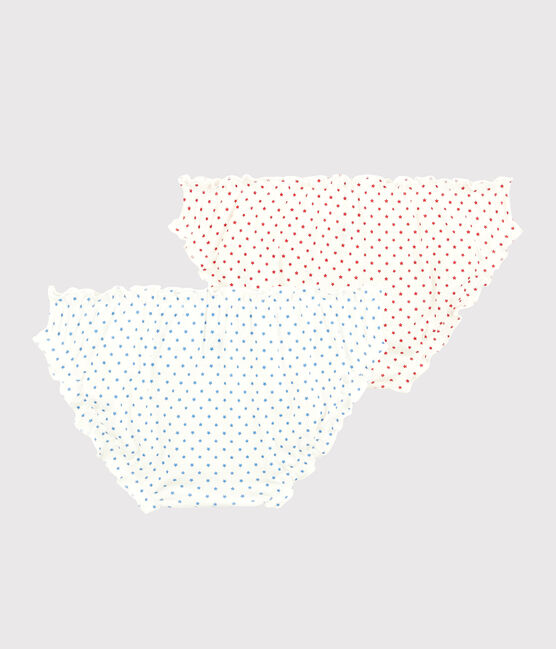 Confezione da 2 slip con frufru in cotone BIO Donna variante 1