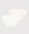 Confezione da 2 slip con frufru in cotone BIO Donna variante 1