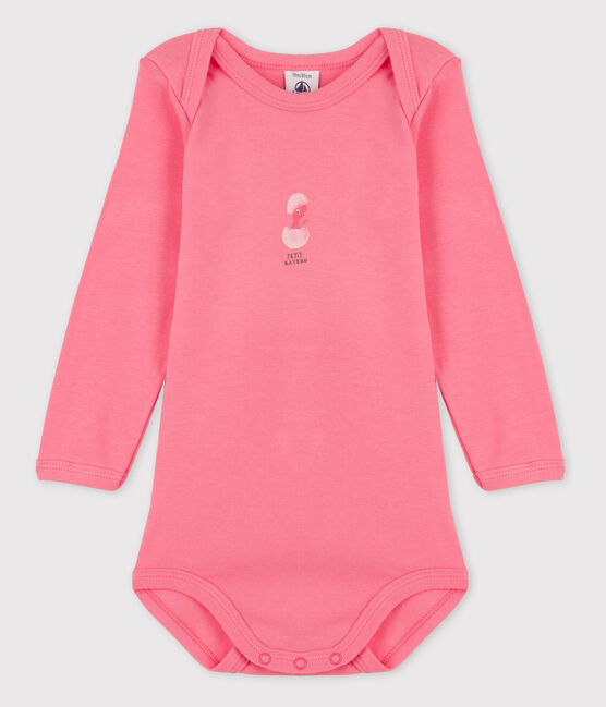 Body manica lunga bebè femmina rosa GRETEL