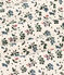 T-shirt bambina a maniche lunghe in cotone a fiori bianco AVALANCHE/ MULTICO