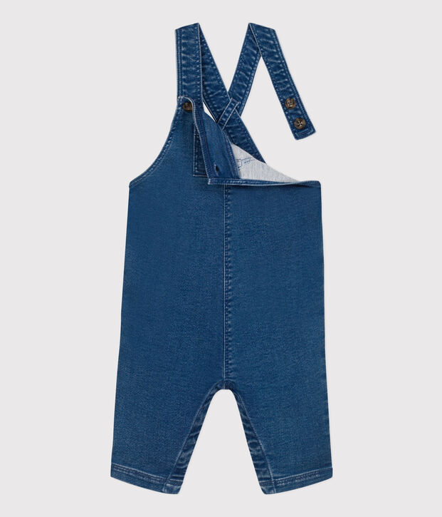 Salopette lunga denim beb&egrave; blu