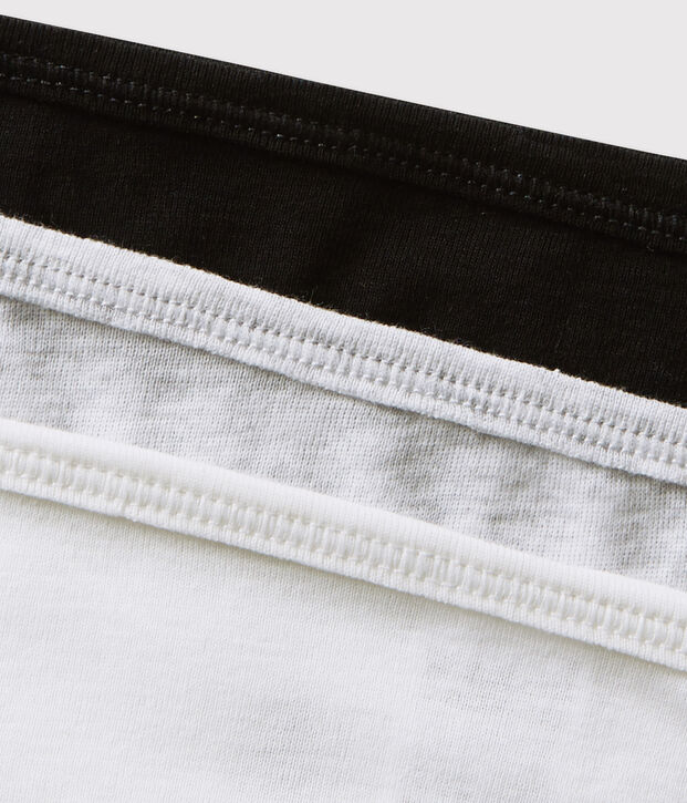 Confezione da 3 slip in cotone leggero Donna multicolore