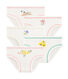 Confezione da 5 slip bambina