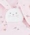 Doudou in cotone con stampa a fiori neonato rosa/multicolore
