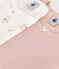 Set di 2 T-shirt a maniche corte in cotone a fiori bambino variante 1
