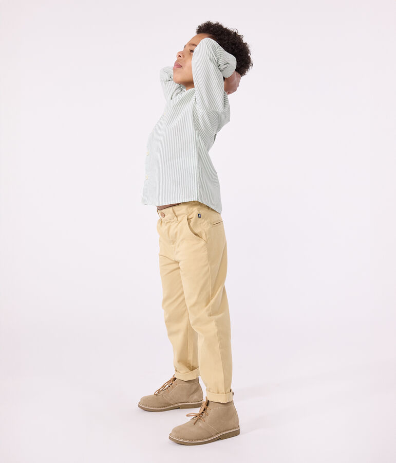 Pantaloni chino bambino beige FACILE