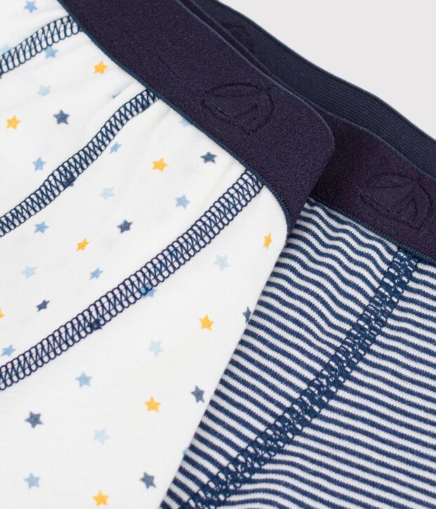 Lot de 2 boxers en coton multicolore