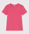 T-shirt L'Iconique in cotone tinta unita donna rosa PEONIA