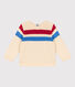 Maglione per neonati in maglia di cotone a righe