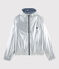 Calda giacca a vento riciclata donna/uomo grigio ARGENT