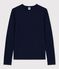 T-shirt iconica punto cocotte in cotone donna blu SMOKING