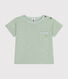 T-shirt bebè a maniche corte in jersey fiammato
