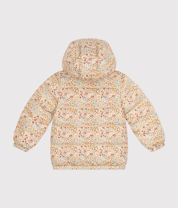 Piumino bambino unisex ecru/multicolore