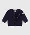Cardigan in cotone spesso tinta unita neonato SOIR