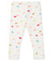 Pantalone beb&egrave; femmina fantasia bianco/multicolore