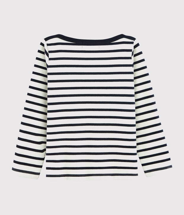 Marini&egrave;re in jersey bambina - bambino bianco/blu
