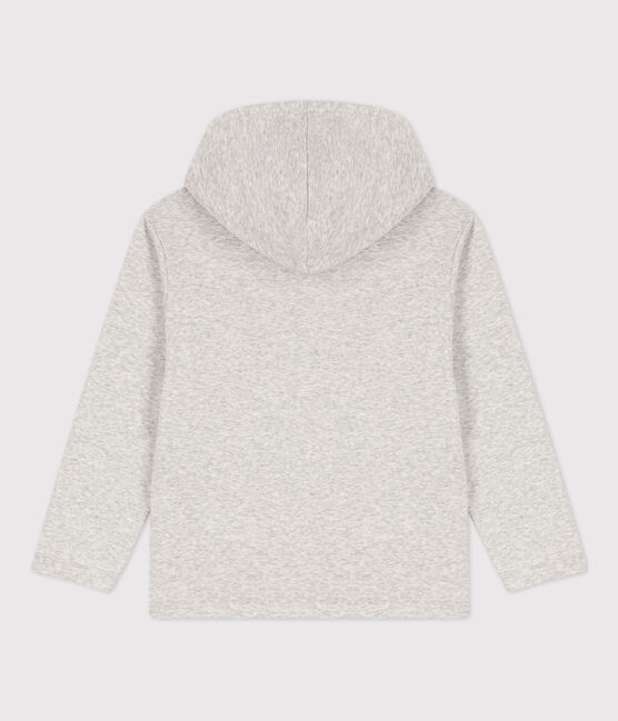 Felpa con zip e cappuccio bambino grigio BELUGA CHINE