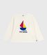 T-shirt a maniche lunghe in cotone con stampa bambino