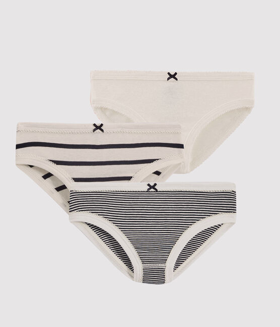 Confezione da 3 slip a righe ragazza variante 1