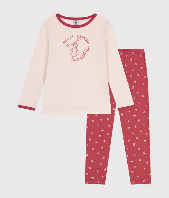 Pigiama bambino a maniche lunghe in cotone PANACOTTA/ MULTICO
