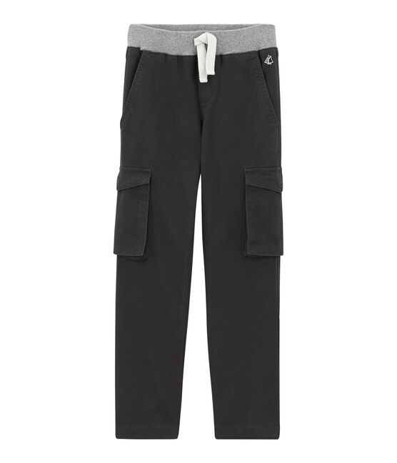 Pantalone per bambino in gabardine grigio CAPECOD