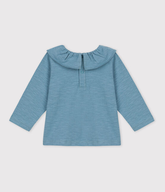 Blusa a manica lunga bebè in jersey leggero blu ROVER