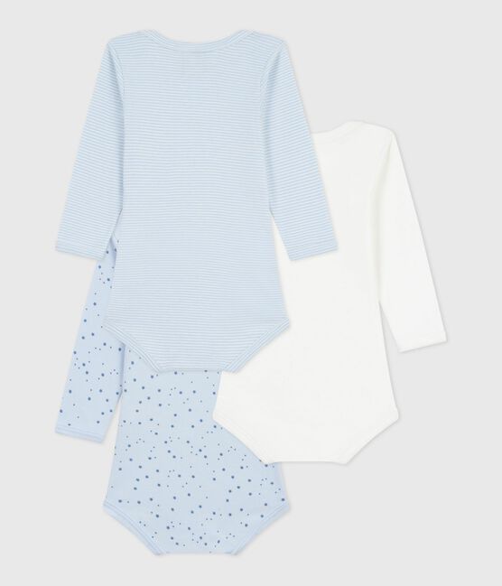 Set di body a maniche lunghe in cotone con stelle stampate neonato variante 1
