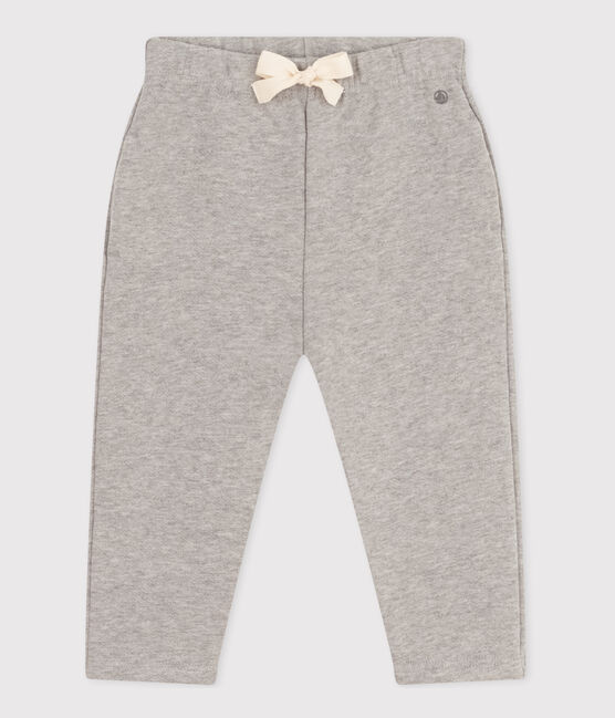 Pantaloni in tessuto felpato per bebè grigio CHATON CHINE
