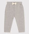 Pantaloni in tessuto felpato per bebè grigio CHATON CHINE