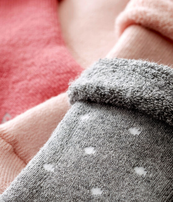 Lotto di tre paia di calzine bebé unisex variante 2
