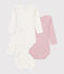 Set di body a maniche lunghe in cotone con stampa a fiori neonato variante 1