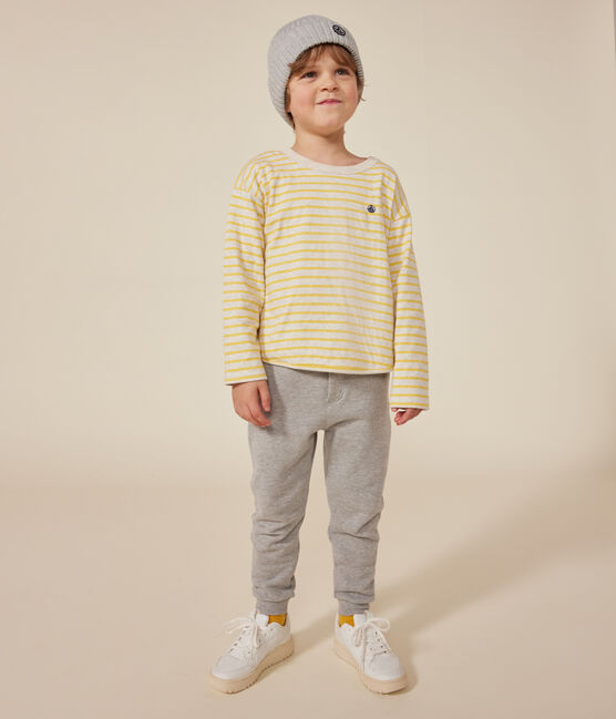 T-shirt a maniche lunghe in tubique bambino MONTELIMAR/ DAISY