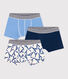 Set di 3 boxer Parigi in cotone bambino