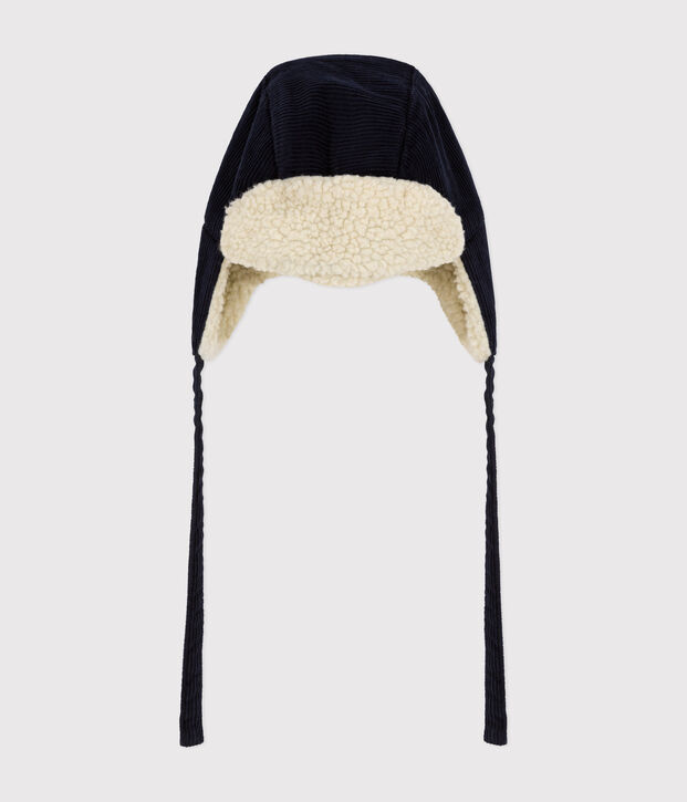 Colbacco in velluto e sherpa neonato SMOKING