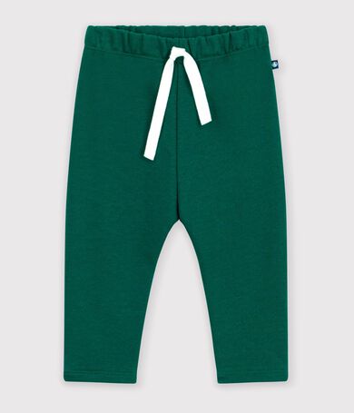 Pantaloni da jogging unisex per neonato in cotone tinta unita