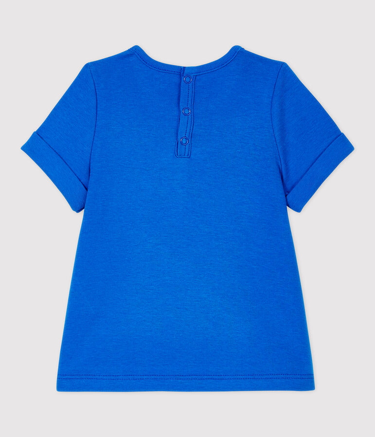 T-shirt in cotone beb&egrave;. blu RUISSEAU
