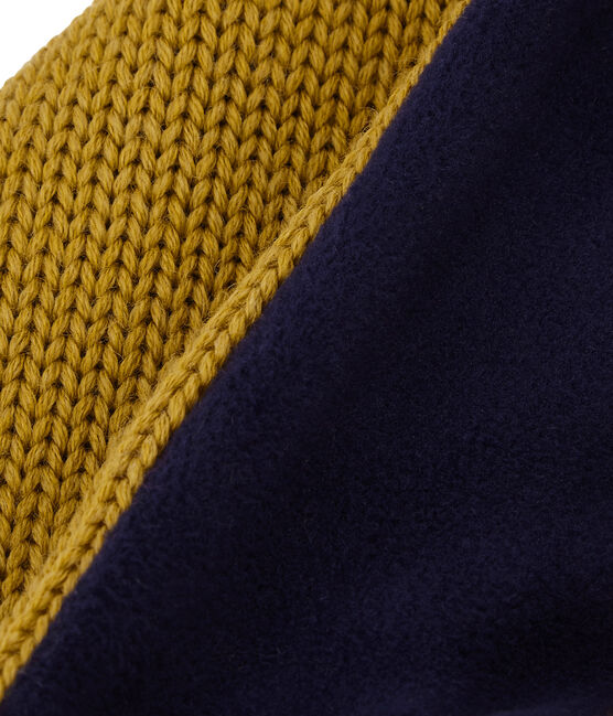 Copricollo in misto lana foderato giallo INCA