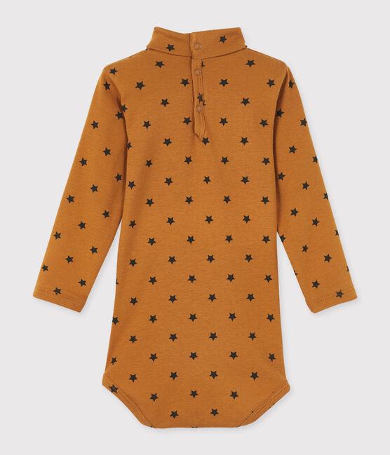 Body manica lunga e dolcevita bebè unisex CUIVRE/ CAPECOD