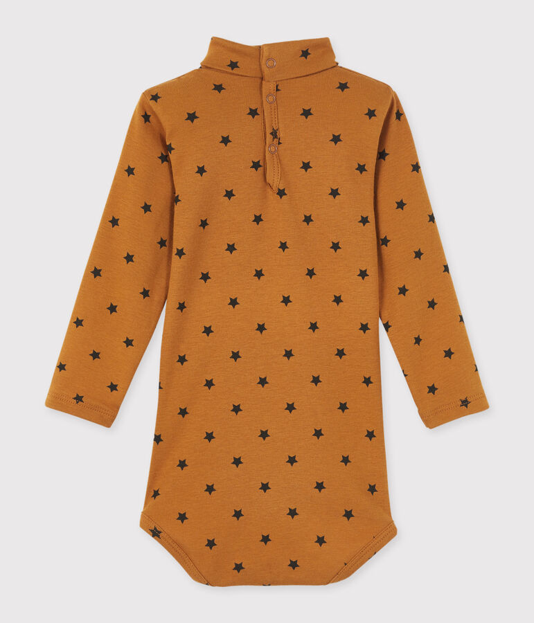 Body manica lunga e dolcevita beb&egrave; unisex CUIVRE/ CAPECOD