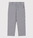 Pantalone bambino in tela di cotone a righe