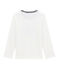 tee-shirta maniche lunghe bambino bianco MARSHMALLOW