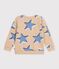 Felpa in cotone con stelle stampate bambino multicolore/blu/multicolore