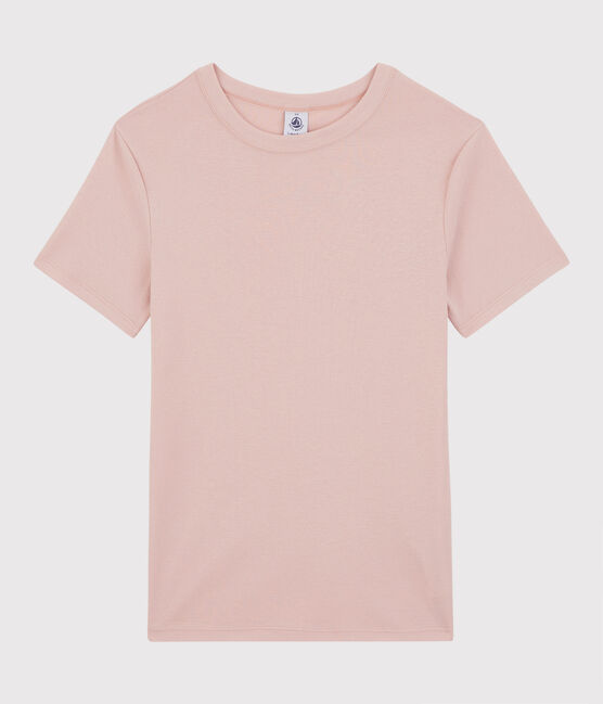 T-shirt girocollo iconica in cotone Donna rosa GLOVE