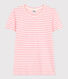 T-shirt REGULAR girocollo in cotone rigato donna