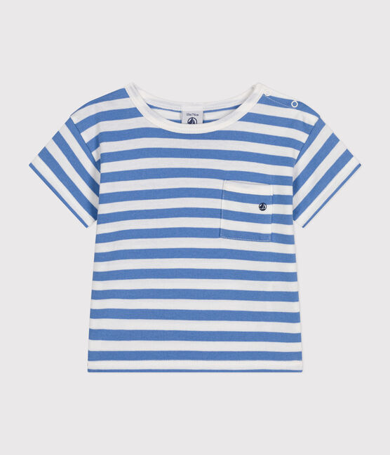 T-shirt bebè a maniche corte in jersey GAULOISE/ MARSHMALLOW