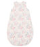 Sacco nanna reversibile bebè femmina a costine bianco MARSHMALLOW/bianco MULTICO