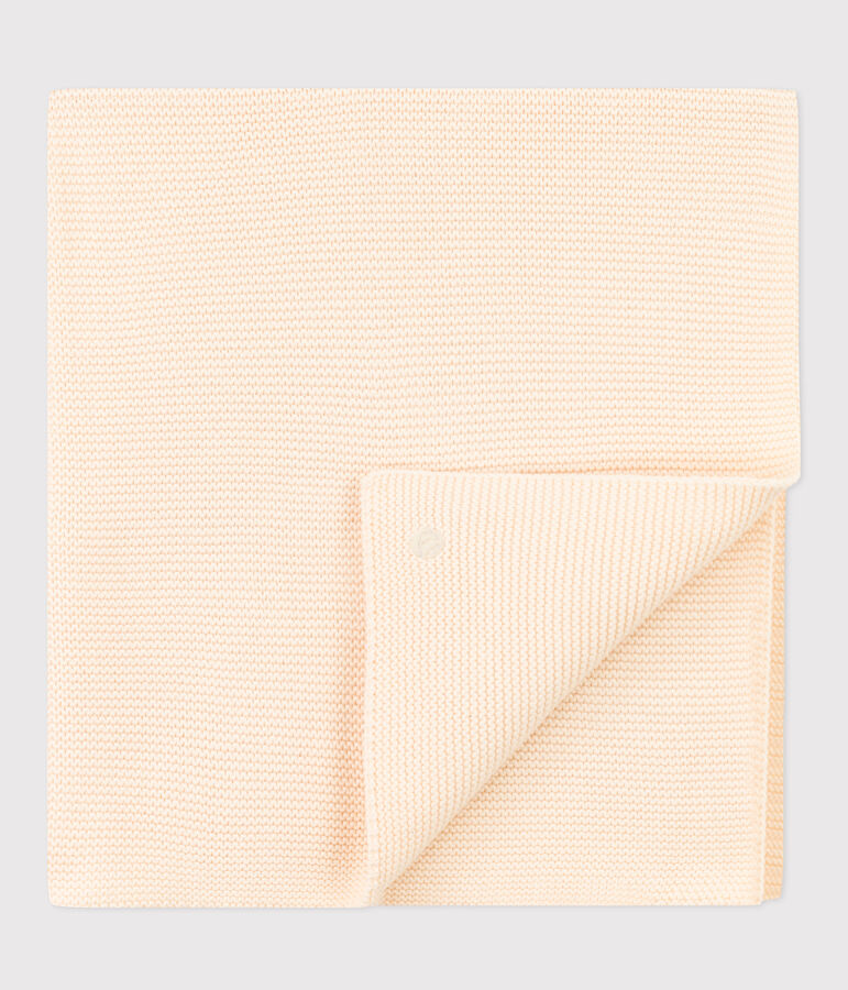 Coperta in tricot. ecru