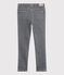 Pantaloni slim in denim bambina grigio GRIS FONCE/ DARK GREY
