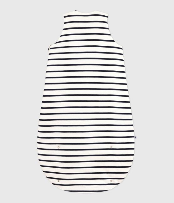 Sacco nanna TOG 2 in cotone bianco MARSHMALLOW/blu SMOKING