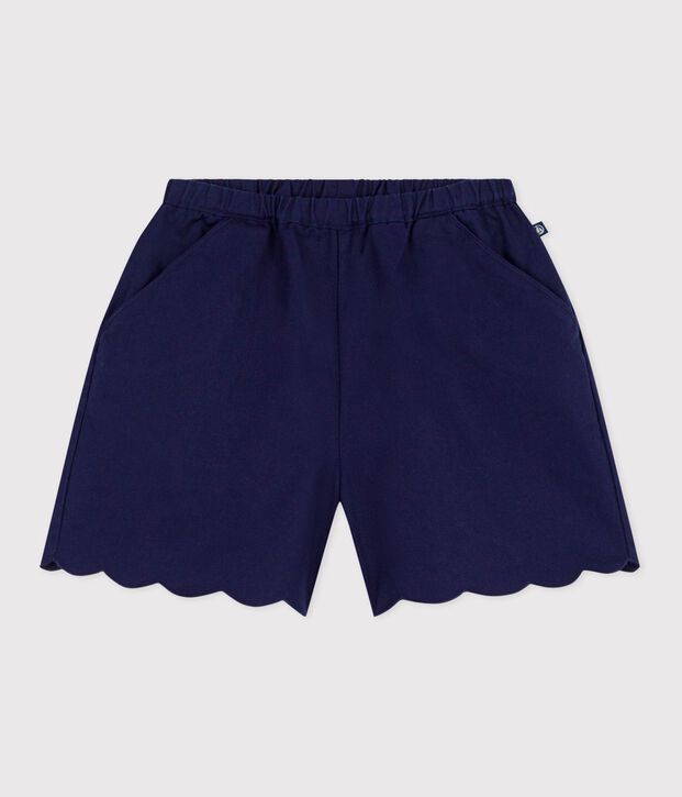 Shorts in cotone tinta unita bambina SOIR
